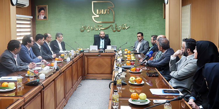 نشست رییس سازمان ملی استاندارد ایران با انجمن صنفی شرکتهای بازرسی فنی و آزمایشهای غیرمخرب ایران